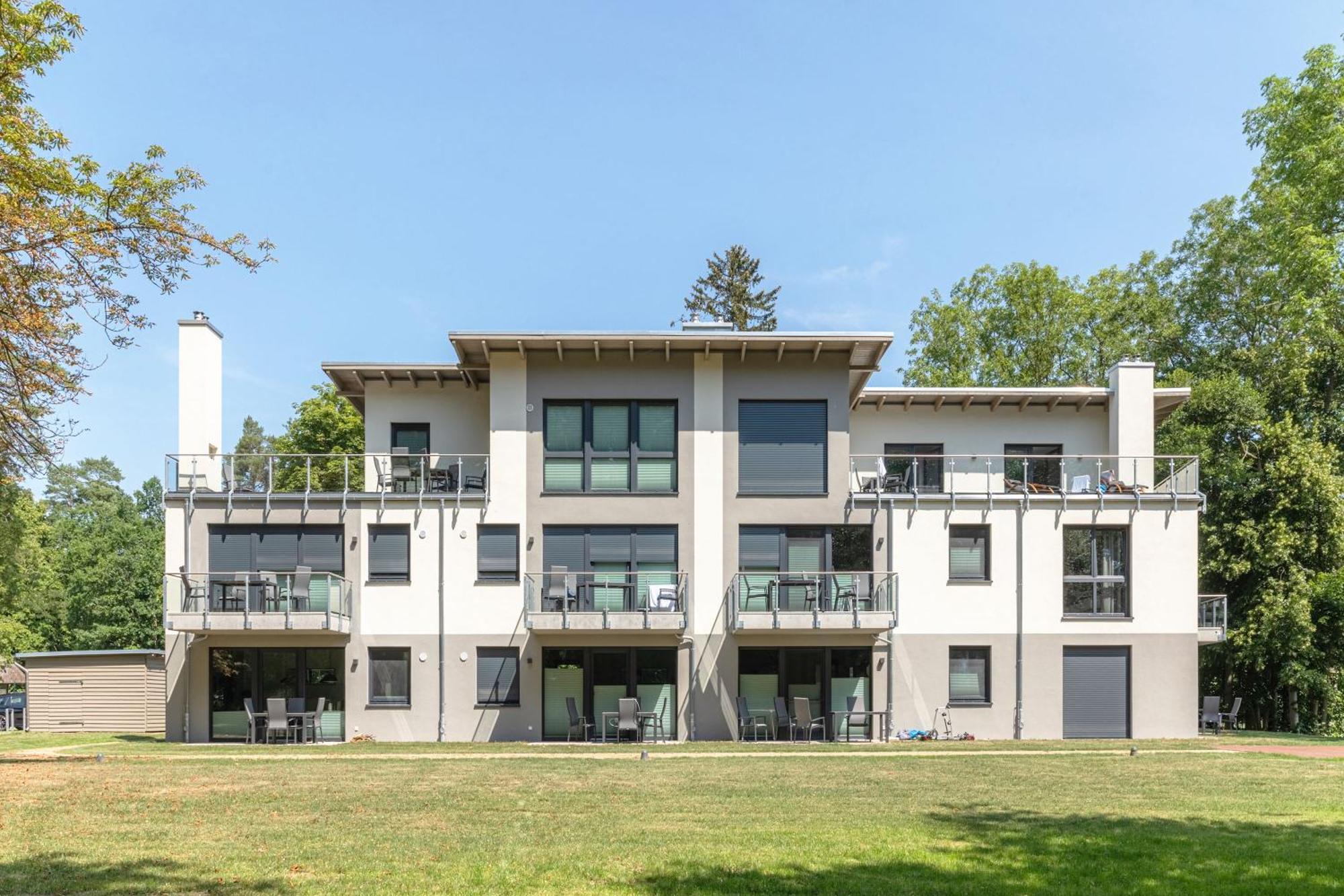 Gluecksraum - Modernes Apartment Mit Panoramablick, Kamin & Wohlfuehlambiente Krakow am See Exteriér fotografie