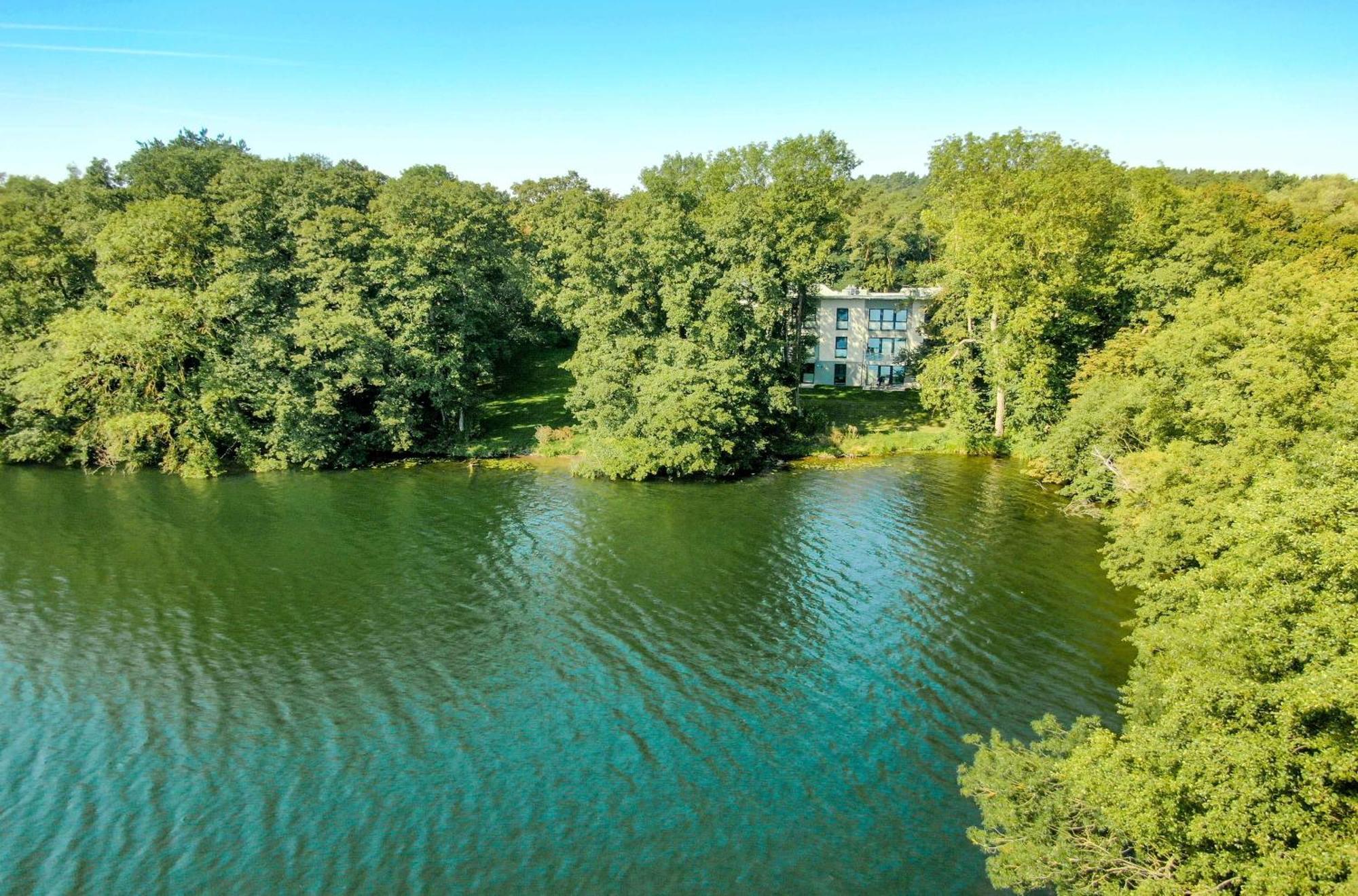 Gluecksraum - Modernes Apartment Mit Panoramablick, Kamin & Wohlfuehlambiente Krakow am See Exteriér fotografie